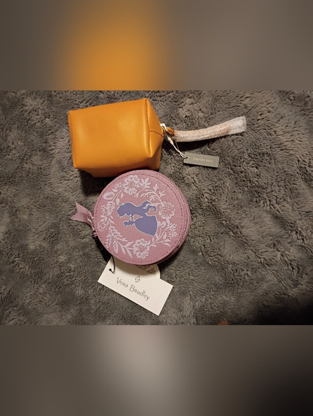 Beauty And The Beast Jewelry Holder & Yellow Coin Pouch